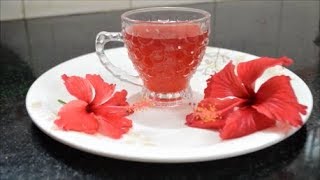 செம்பருத்தி டீ  உடல் நலத்துக்கு சிறந்தது  Hibiscus Tea  Nanjil Prema Samayal [upl. by Tor]