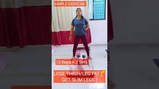 LOSE THIGHLEGS FAT thighfatloss slim legsworkoutloseweightfast fitness youtubeshorts viral [upl. by Nesta]