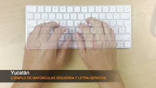 Curso de Mecanografía Básica Lección 6 Mayúsculas y tildes [upl. by Eaner797]