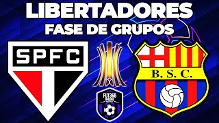 SÃO PAULO 0 X 0 BARCELONA  COPA LIBERTADORES  5ª RODADA [upl. by Aneekan]