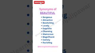 quotBeautifulquot is Overused❗️Try these Synonyms 🔥🔥 synonyms vocabulary english education shorts [upl. by Columba550]