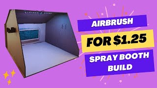 125 Airbrush Spray Booth Build [upl. by Ylram]