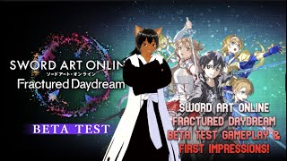 LINK START NEW SWORD ART ONLINE FRACTURED DAYDREAM BETA TEST COOP GAMEPLAY FIRST IMPRESSIONS [upl. by Niwdla]