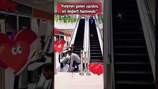 GÖRME ENGELLİ BİREY YÜRÜYEN MERDİVENE TERS BİNERSE NE OLUR [upl. by Plunkett]