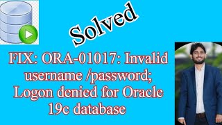 FIXORA01017Invalid usernamepasswordlogon denied solved Oracle Sql developer solved ✅ [upl. by Ayinat445]