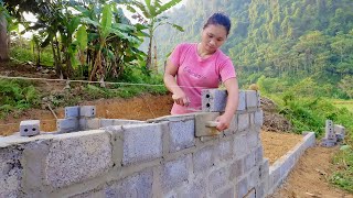 Building a barn with your own hands The story of a 35yearold rural woman [upl. by Ettevad]