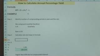How To Compute APY [upl. by Jacinthe]