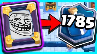 Top 2K with TROLL Graveyard Freeze Deck  Clash Royale 2021 [upl. by Sabir]