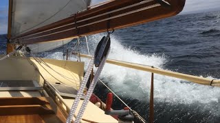 Gusts to 30kts Prince Edward Isl To Cape Breton Isl 2022  Sailing Eleutheros EP3 [upl. by Anert]