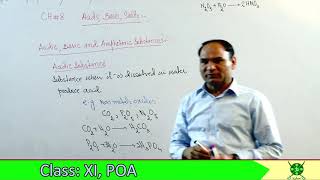 Ch8  Lec2 Acidic Basic Amphoteric Substances acid base [upl. by Viehmann]