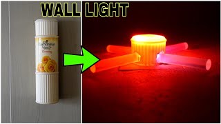 wallceiling Light New idea Using talcum powder bottle [upl. by Evot72]