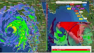 USPCGRLevel3 KTLH Hurricane Helene Radar Loop26Sept2024 [upl. by Sender]