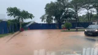 Setia alam flooding [upl. by Mackintosh348]