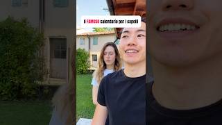 Il FAMOSO CALENDARIO per i capelli shorts videodivertenti coppia AsianItalianLove [upl. by Gaeta756]