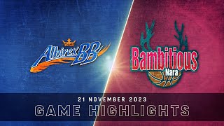 Niigata Albirex Bb vs Bambitious Nara  Game Highlights [upl. by Bilicki]