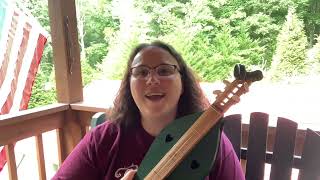 Hourglass Cardboard Dulcimer from Fireside Harps Review  Backyard Instruments [upl. by Ycniuqed129]