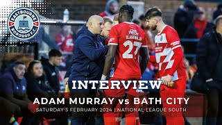 Reaction Murray speaks after Bath loss [upl. by Notgnimer]