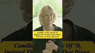 Camilla imitates the necklace Diana worecelebrity history shorts [upl. by Rogerg]