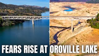 Fears Rise For Another Dry Lake Oroville As Water Still Dropping Fast [upl. by May]