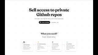 Lemonrepo  Sell access to private github repositories [upl. by Bbor]