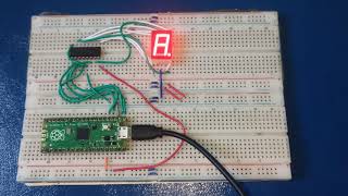 Raspberry Pi Pico  74HC595  MicroPython Code 👇 [upl. by Aihsila]