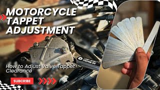 How to adjust valve clearance maintenance motorcycle valve [upl. by Andel]