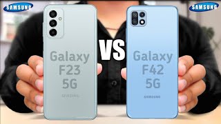 Samsung Galaxy F23 5G vs Samsung Galaxy F42 5G [upl. by Aennaej801]