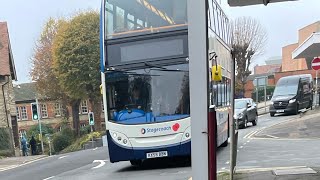 KICKDOWN Stagecoach Midlands Scania N230UD ADL Enviro400 15606 KX59 BBN on Route 50 [upl. by Chadwick273]