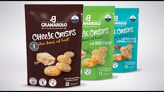 Granarolo Cheese Crisps the Snack that you will love [upl. by Llekim]