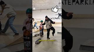 HOW TO FAKIE BS KICKTURN🛹 deskorolka skateboarding skate skateboard skateordie skateschool [upl. by Nairda681]