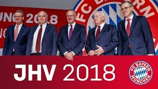 FC Bayern Jahreshauptversammlung 2018 🔴⚪ [upl. by Truitt497]