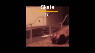 Epic skateboarding fail [upl. by Mayfield]