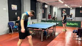 Neil Myatt vs Marcus Batkin Short pips BH Huddersfield 1 Open 3324 [upl. by Abla]