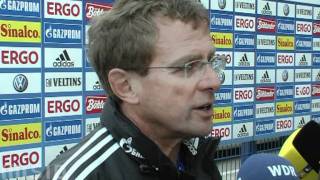 Schalke Trainer sauer über Niederlage [upl. by Acirret]