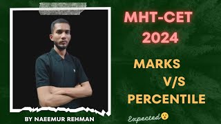 MHTCET 2024 Mark VS Percentilemhtcet cetexam hsc percentilevsrank physics result viral [upl. by Haissi814]