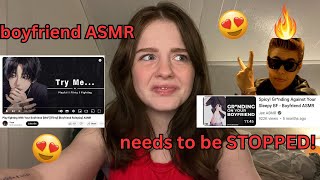 Reacting to quotBoyfriendquot ASMR [upl. by Eentroc]