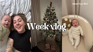 Voor de eerste keer logeren en alweer 3 maanden oud🥹🧸  WEEKVLOG 21 [upl. by Trisha]