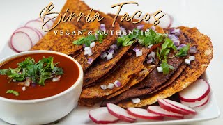 quotVegan Birria Tacos with Consommé  Oyster Mushroom  Recipequot [upl. by Norvan]