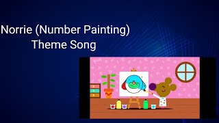 Norrie Number Painting Theme Song CBS KIDS [upl. by Novihs]