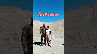 Live the dream Ladakh ride life travel trendingshorts bikeride music [upl. by Malvia]