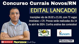 Prof Cassildo Souza  Conc Currais NovosRN  Edital 012024  FUNCERN Análise Língua Portuguesa [upl. by Livvi830]