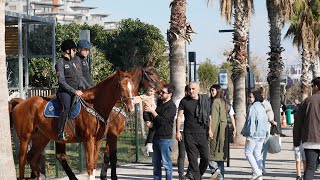 Yılbaşı yoğunluğunun yaşandığı Antalyada yazdan kalma gün yaşanıyor [upl. by Eolanda135]