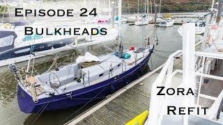 Fitting the Bulkheads  Ep 24  DIY Yacht Build [upl. by Emearg136]