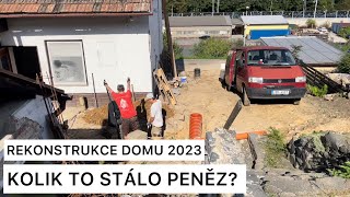 Kolik peněz stál rok 2023 REKONSTRUKCE DOMU a co VŠE jsem stihl [upl. by Yngad]