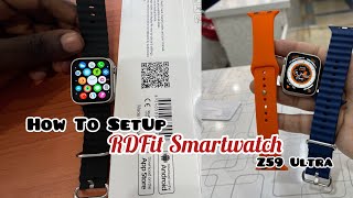 How to SetUp RDFIT Smartwatch App and Connect it to Phone [upl. by Arvad586]