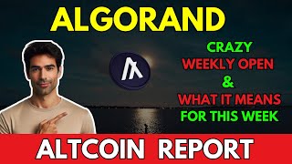 ALGORAND CRAZY WEEKLY OPEN amp What it Means for PRICE this Week  Algorand Price Prediction [upl. by Keon]