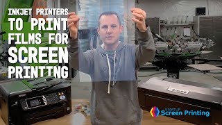 The inkjet printers I use to print films for screen printing [upl. by Edelsten]