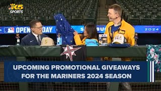 Upcoming promotional giveaways for the Mariners 2024 season [upl. by Rollo]