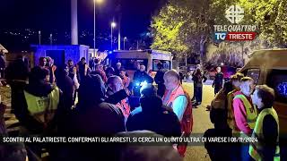 SCONTRI AL PALATRIESTE CONFERMATI GLI ARRESTI SI CERCA UN QUINTO ULTRA DI VARESE  08112024 [upl. by Yanahs]