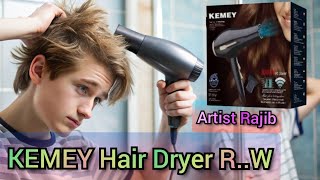 hair dryer review  KMEMEY hair dryar [upl. by Amak]